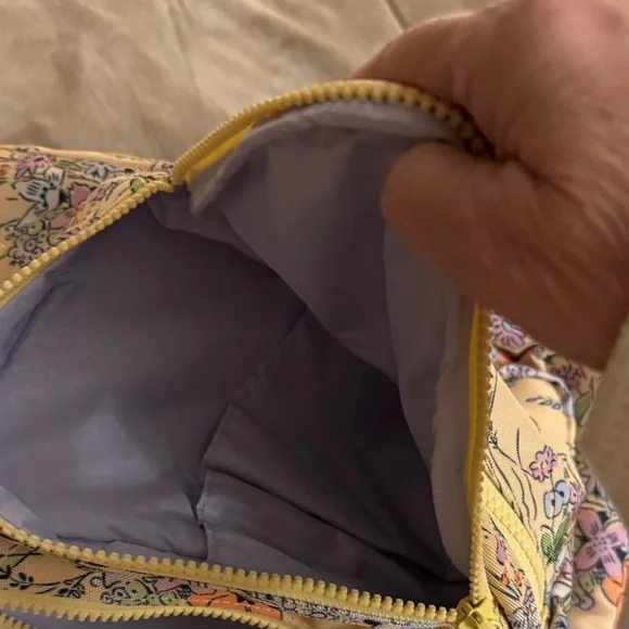 Vera Bradley Floral Sling Backpack in Yellow - Picture 8 of 9